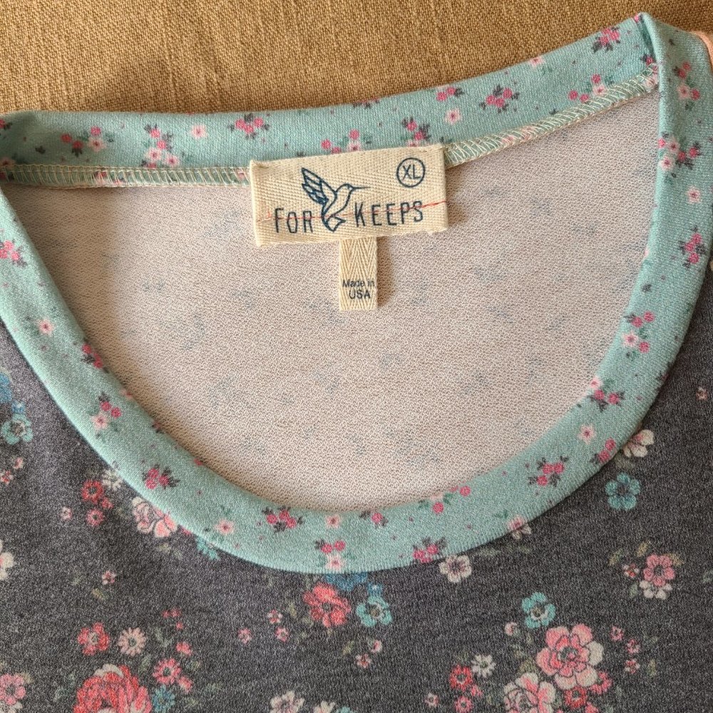 Multi-Floral Rustic Tee NWOT - Picture 8 of 13